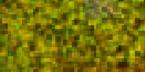 Light Red, Yellow vector texture in rectangular style.