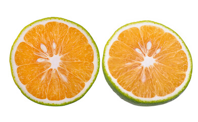 Orange  isolated on white background.