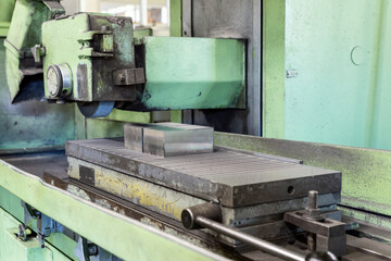 Fototapeta na wymiar Surface grinding machine, manual control machine