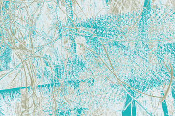 abstract turquoise, blue and khaki colors background for design