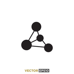 Connection Network Icon Design Vector