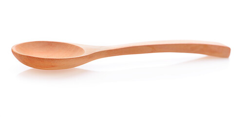 wooden spoon  isolated on white background