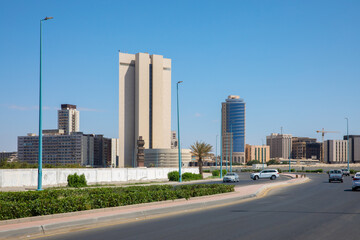 Jeddah city center scene of the constellations Jeddah-Saudi Arabia 2020