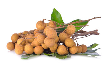 longan. fresh longan on the background