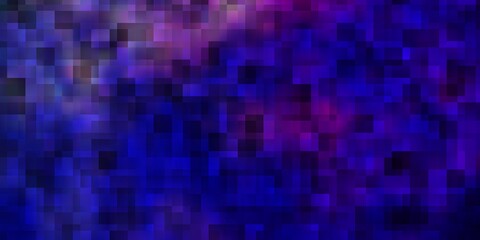 Light Pink, Blue vector template with rectangles.