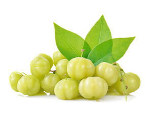 Star gooseberry isolated on white background