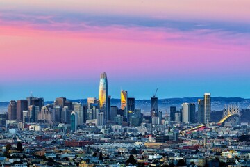 San Francisco Skyline at Blue Hour