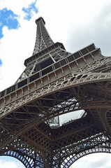 Eiffel Tower, the iconic landmark in Paris, the beautiful city of love and romance, capital of France