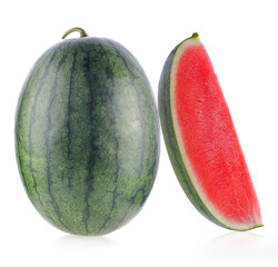 Watermelon isolated on white background.
