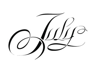 Ornamental Swirl Floral July