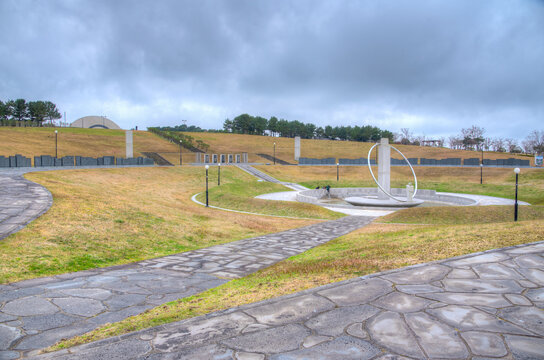 Memorial To Victims Of Jeju Uprising At April 3 Peace Park At Republic Of Korea