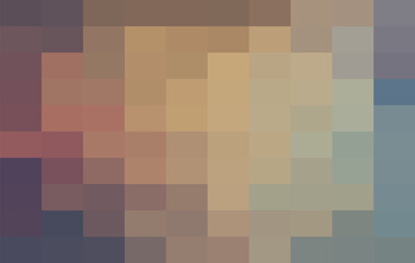 Brown Grid Mosaic Background, Creative Design Templates. abstract colorful gradient rectangles check . Background of squares Different pixel pattern shades.