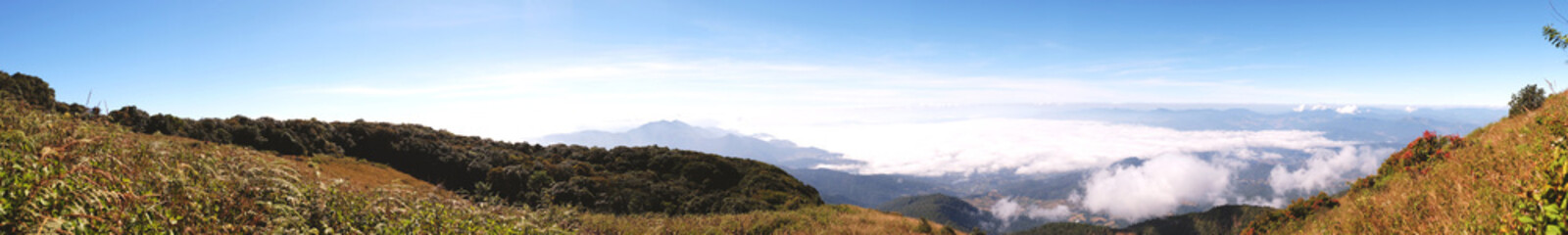 panorama of the mountains