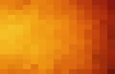 Abstract Orange geometric Background, Creative Design Templates. Pixel art Grid Mosaic, 8 bit vector background.