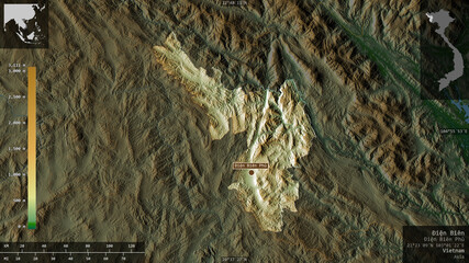 Điện Biên, Vietnam - composition. Physical