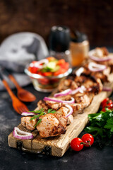 Shish kebab or shashlik