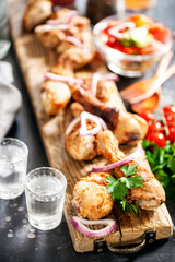 Shish kebab or shashlik