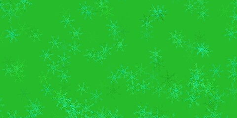 Light Green vector pattern with curved lines.