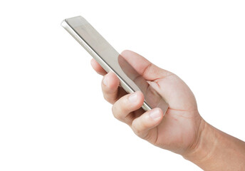 Touch screen smartphone, in hand