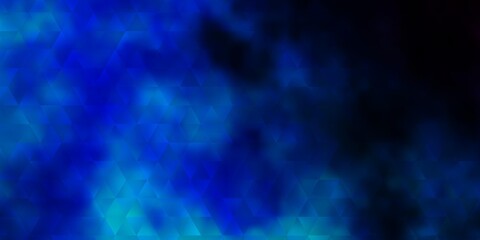 Light BLUE vector pattern with polygonal style.