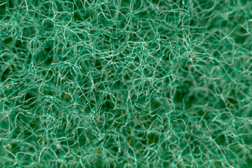 Surface of sponge scrub texture macro close up