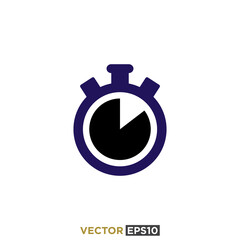 Clock and Time Icon Design Vector