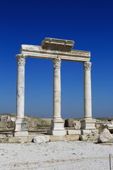 Ancient City of Laodikeia, BC. Between the years of 261-263 II. It was founded by Antiochus and named after Laodike, the wife of Antiochus. Denizli, Turkey