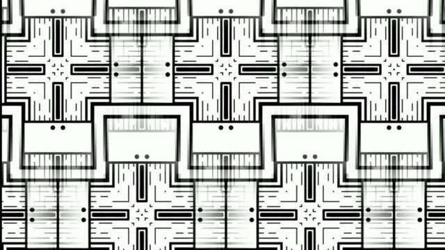 Aligned mesh forming texture in motion.