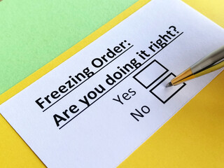 Obraz premium Questionnaire about family law