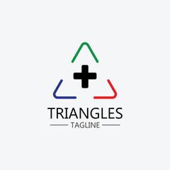 Obraz premium Triangle Icon Design