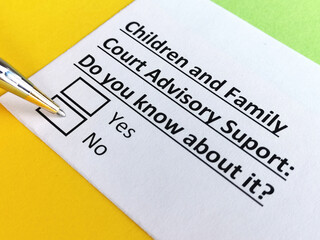 Questionnaire about family law