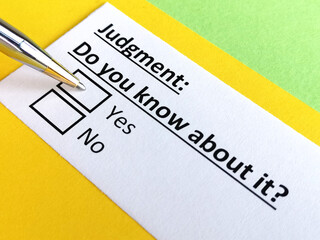 Questionnaire about family law