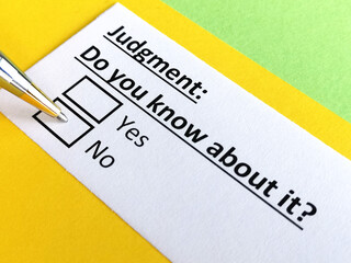 Questionnaire about family law