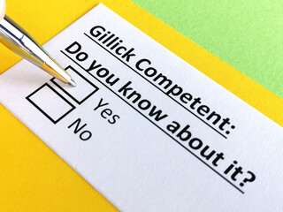 Obraz premium Questionnaire about family law