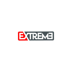 Fototapeta premium extreme typography letter monogram logo design
