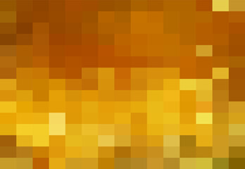 Abstract Orange geometric Background, Creative Design Templates. Pixel art Grid Mosaic, 8 bit vector background.