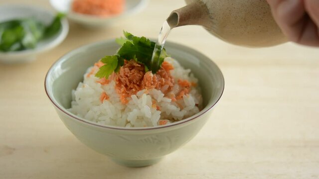 さけ　お茶漬け
