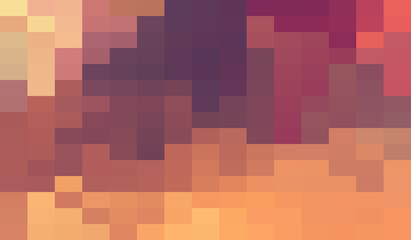 Abstract Brown geometric Background, Creative Design Templates. Pixel art Grid Mosaic, 8 bit vector background.