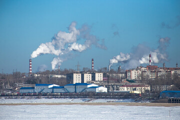 smoke over Khabarovsk