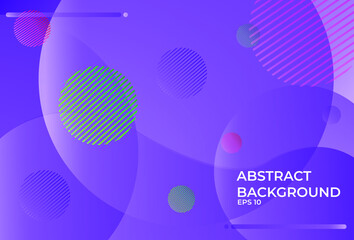 Abstract background. Dynamic shapes composition with purple colour and circle for landing page  web  posters  business card  banner. Eps10 vector.