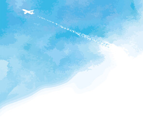 雲 飛行機 飛行機雲 快晴 夏 空 水彩 手描き 青空 風景 イラスト 自然 晴れ 屋外 白バック 青色 水彩画 ジェット機 コピースペース 航空機 旅客機 線画 旅行 明るい グラフィック 旅 乗り物 Wall Mural Skyflower 雲 飛行機 飛行機雲 快晴 夏 空 水彩 手描き 青空 風景 イラスト 自然 晴れ 屋外 白バック 青色 水彩画 ジェット機 コピースペース 航空機 旅客機 線画 旅行 明るい グラフィック 旅 乗り物 Wall Mural Skyflower