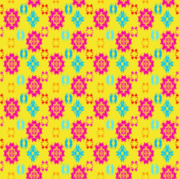 color abstract ethnic seamless pattern in graffiti style with elements of urban modern style bright quality illustration for your design