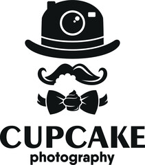 Cup cake photography-2 Logo Vector Illustration