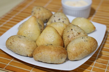fried snacks and baked goods for parties
