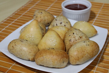fried snacks and baked goods for parties