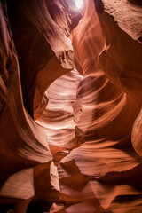 Photo of Antelope Canyon from the interior