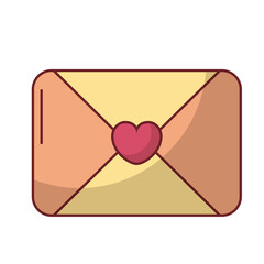 Love card with heart vector design