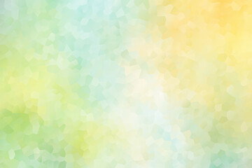 Fototapeta na wymiar 背景　抽象的なグラデーションタイル　緑と青と黄色