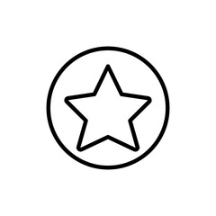 Award icon vector illustration outline