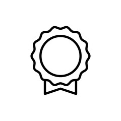 Award icon vector illustration outline